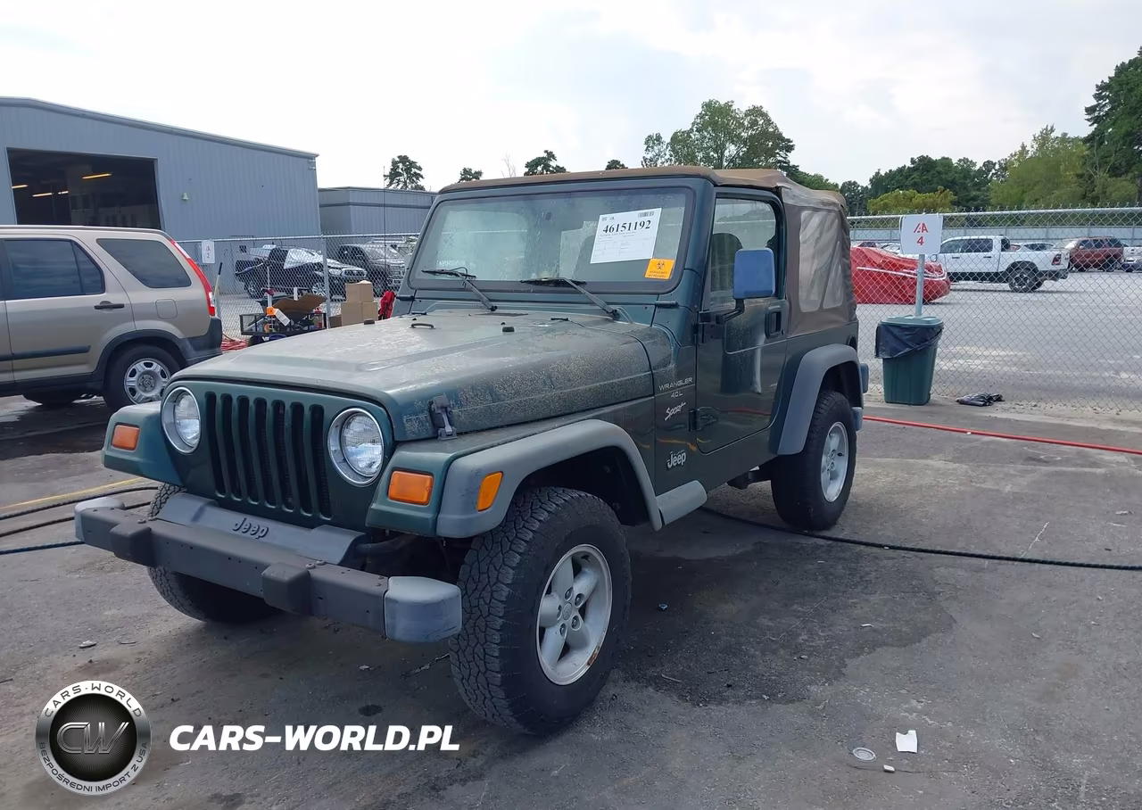 1999 Jeep Wrangler Sport VIN:1J4FY19S1XP485936 - 2