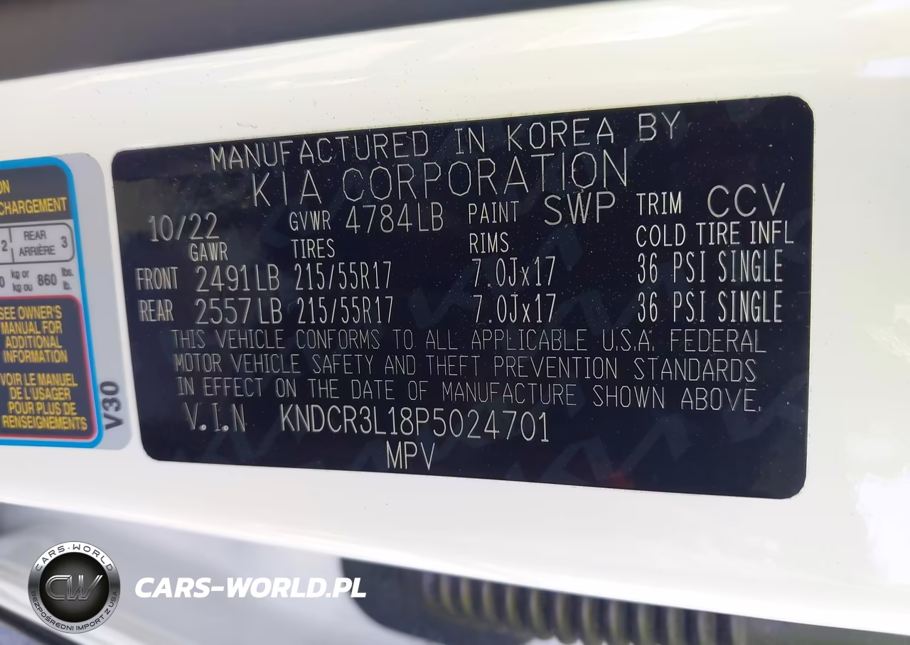 2023 Kia Niro Ev Wind VIN:KNDCR3L18P5024701 - 9