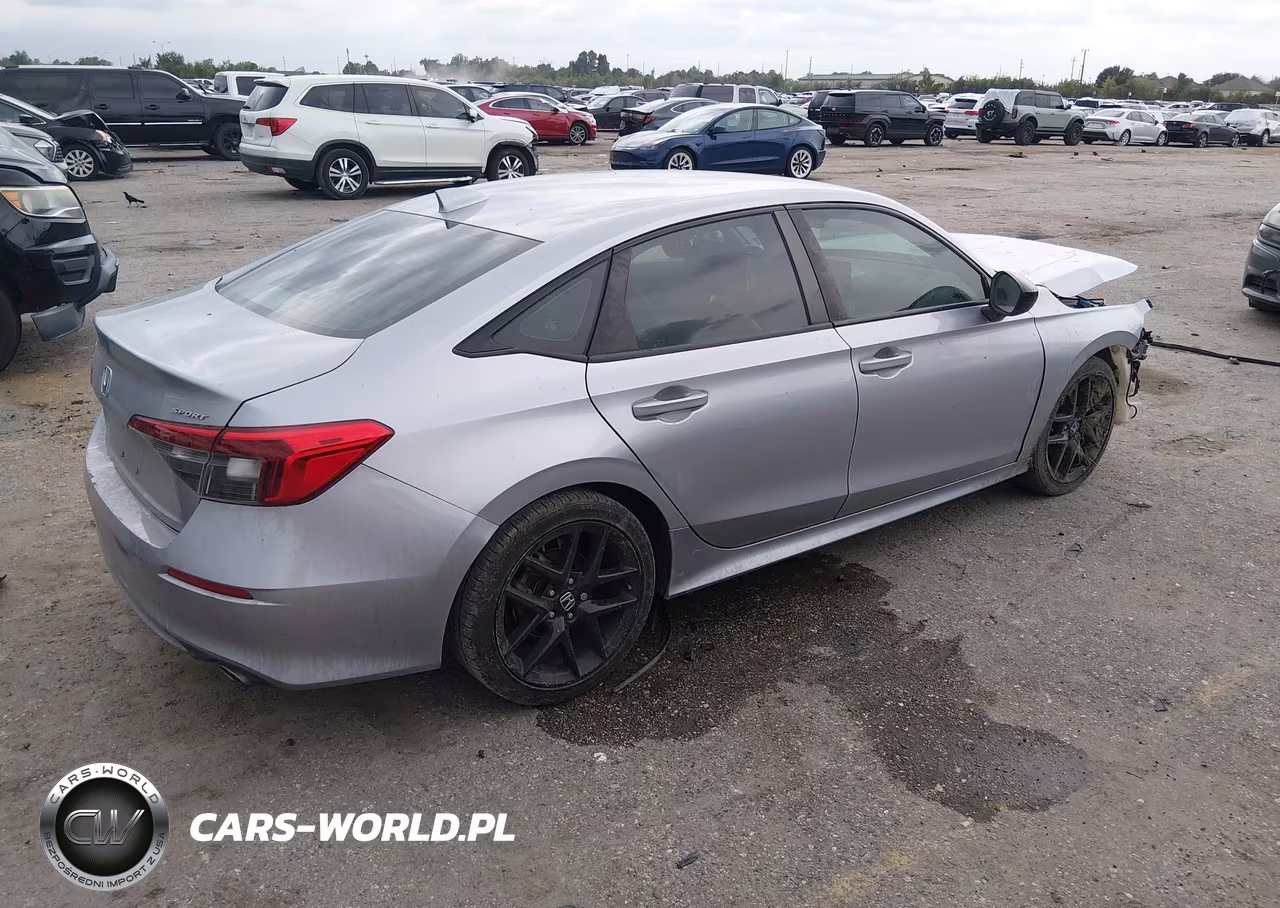 2022 Honda Civic Sport VIN:2HGFE2F51NH525311 - 4