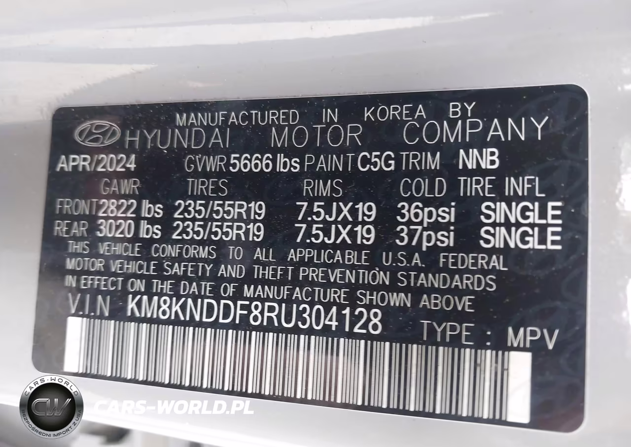 2024 Hyundai Ioniq 5 Sel VIN:KM8KNDDF8RU304128 - 9