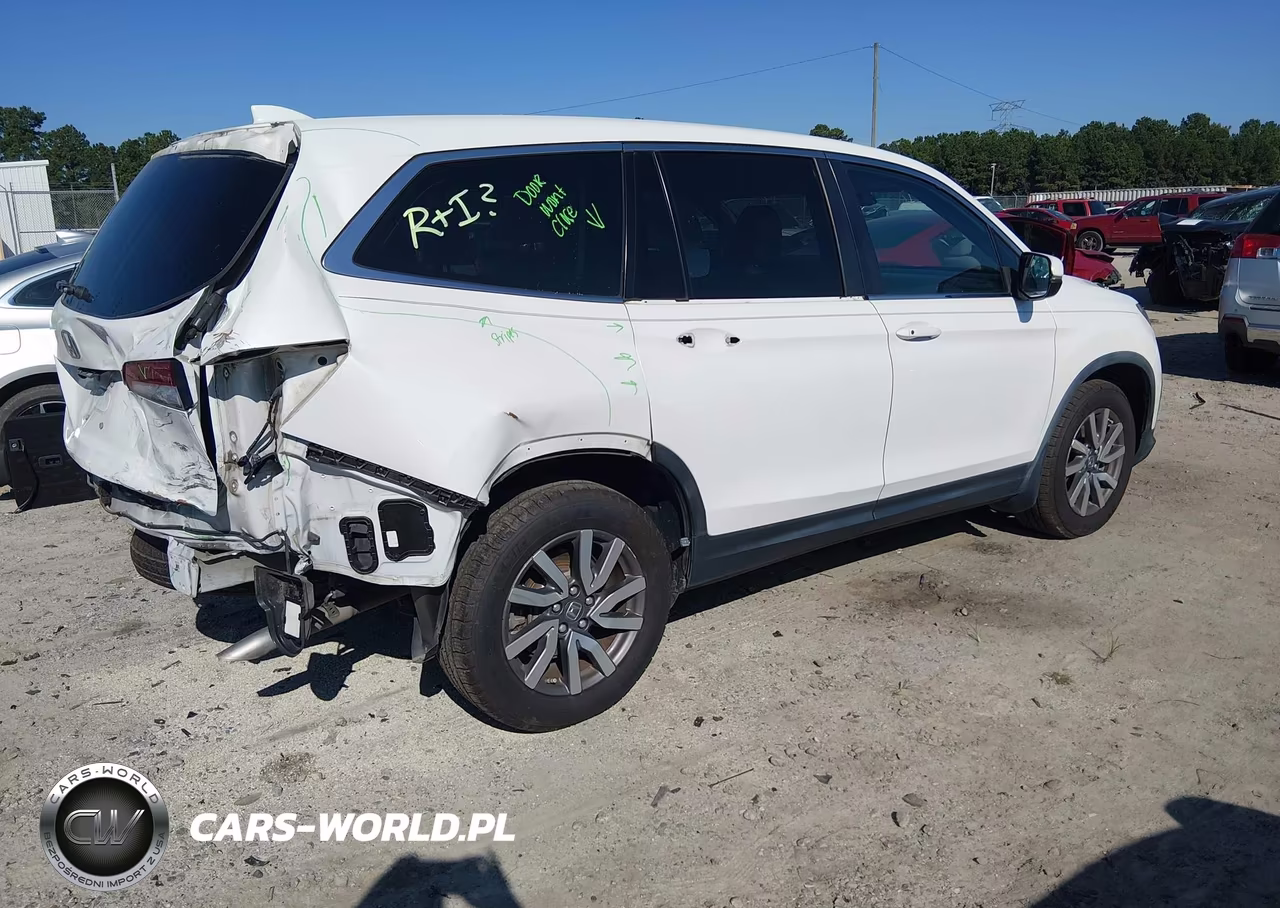 2022 Honda Pilot 2Wd Ex-L VIN:5FNYF5H51NB012858 - 4