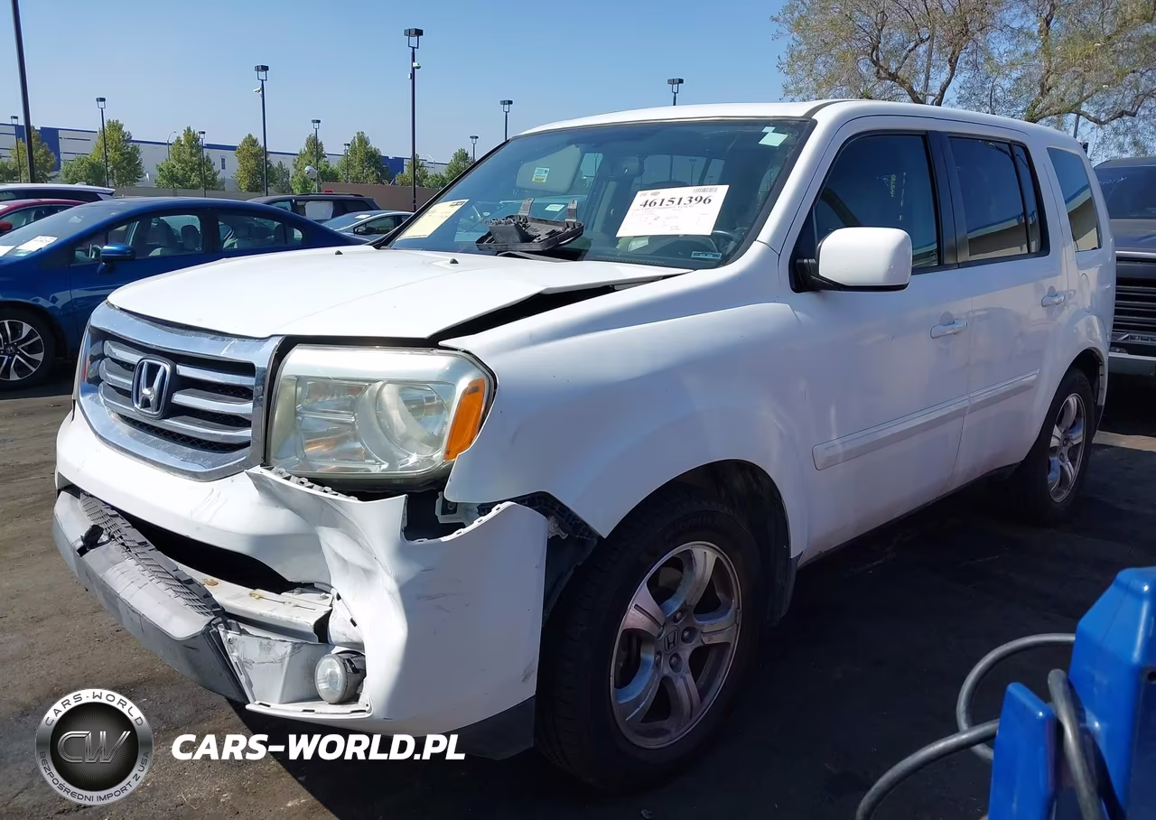 2013 Honda Pilot Ex-L VIN:5FNYF4H67DB036888 - 2
