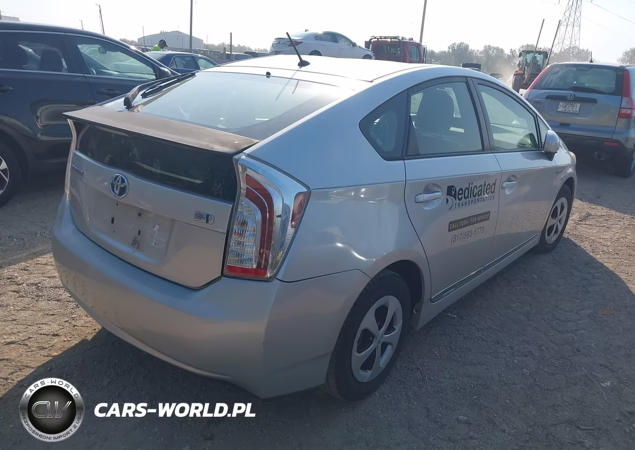 2012 Toyota Prius Two VIN:JTDKN3DU9C5490356 - 4