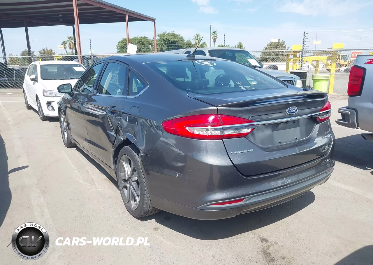 2017 Ford Fusion Hybrid Se VIN:3FA6P0LU7HR325184 - 3