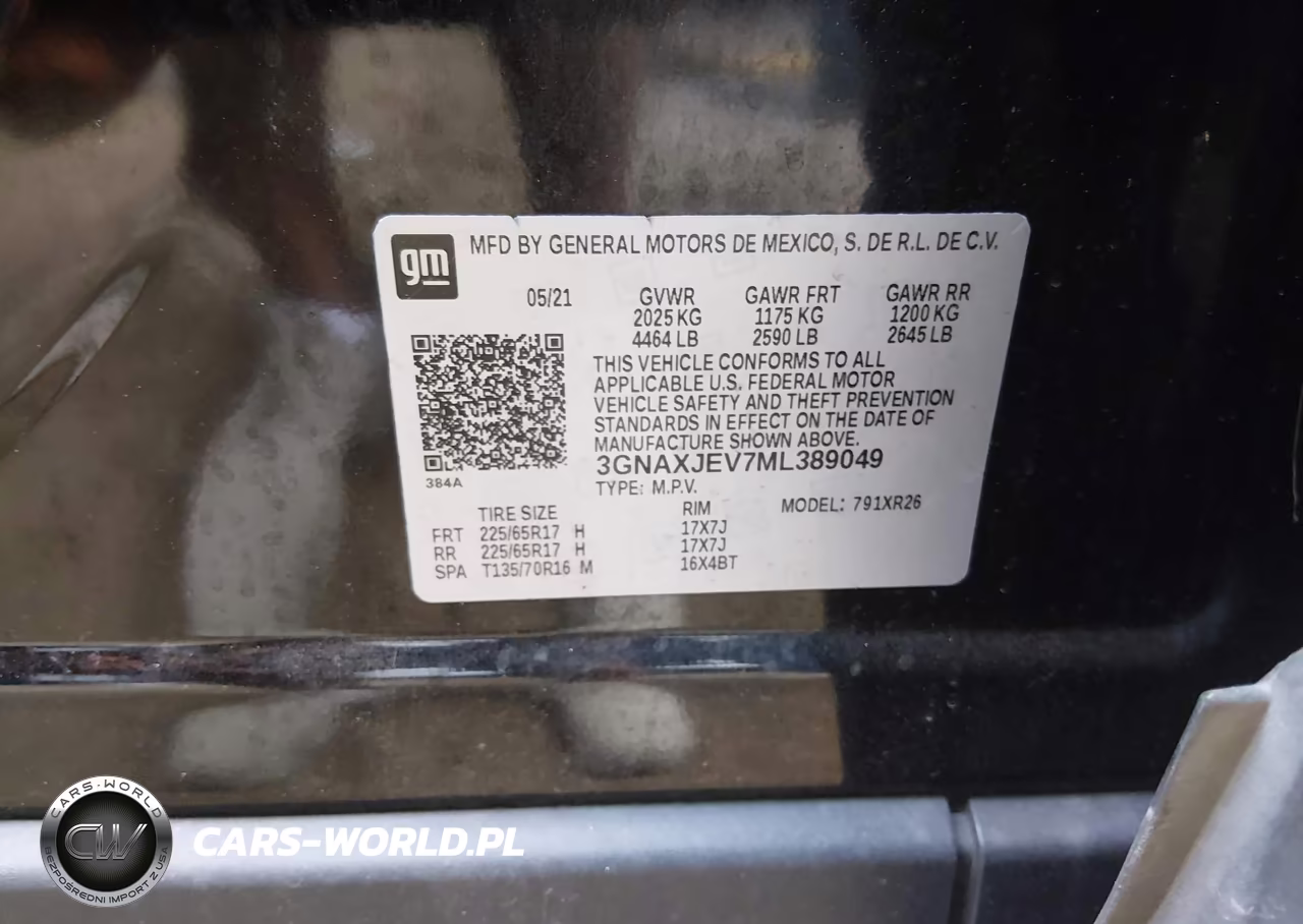 2021 Chevrolet Equinox Fwd 2Fl VIN:3GNAXJEV7ML389049 - 9