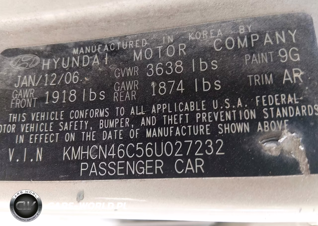 2006 Hyundai Accent Gls VIN:KMHCN46C56U027232 - 9