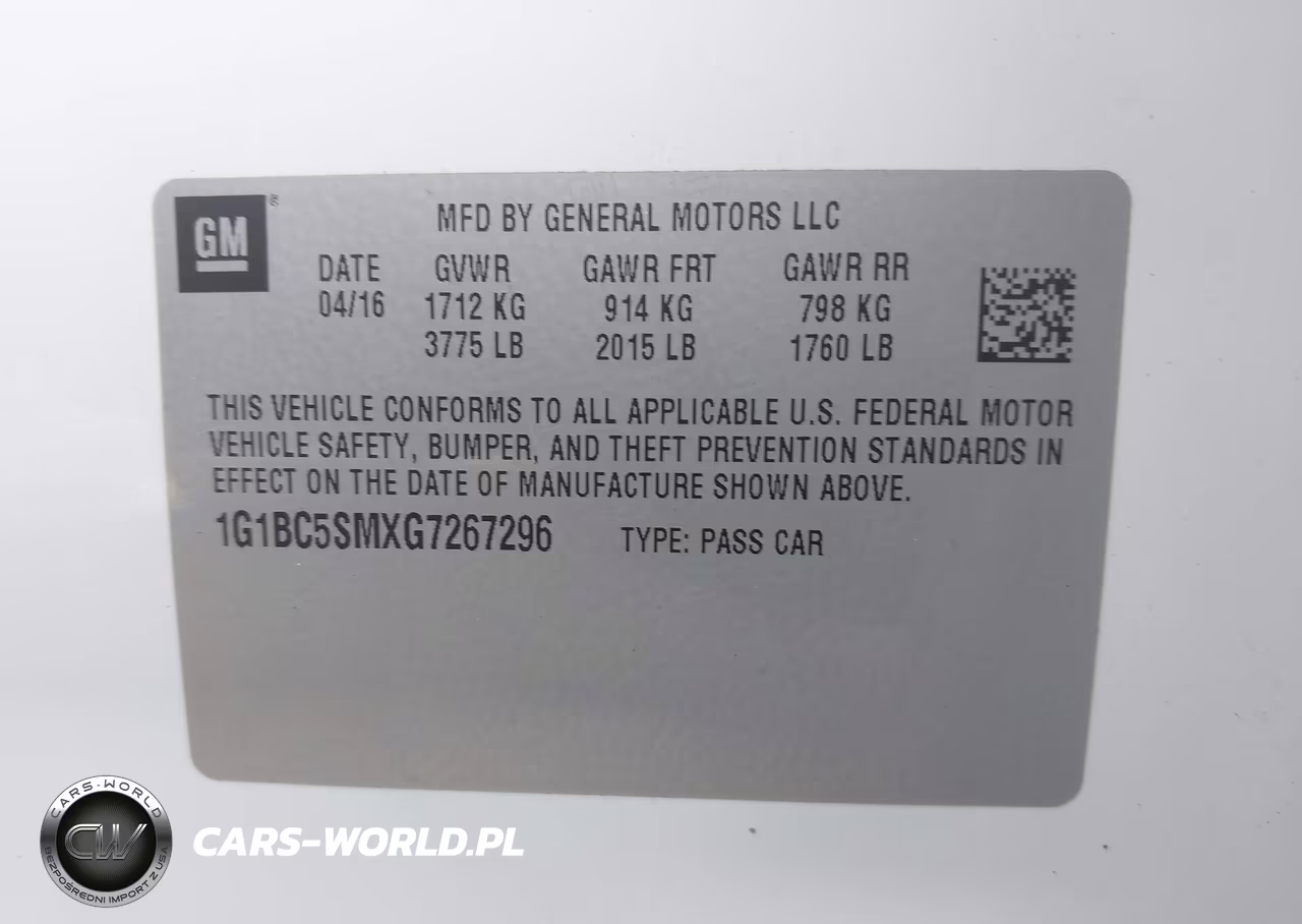 2016 Chevrolet Cruze Ls Auto VIN:1G1BC5SMXG7267296 - 9