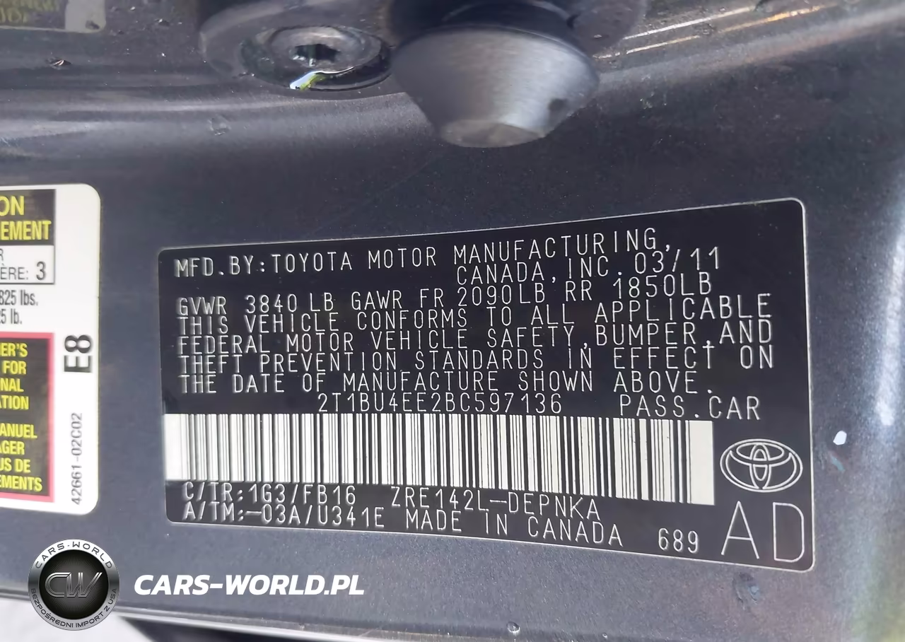 2011 Toyota Corolla Le VIN:2T1BU4EE2BC597136 - 9