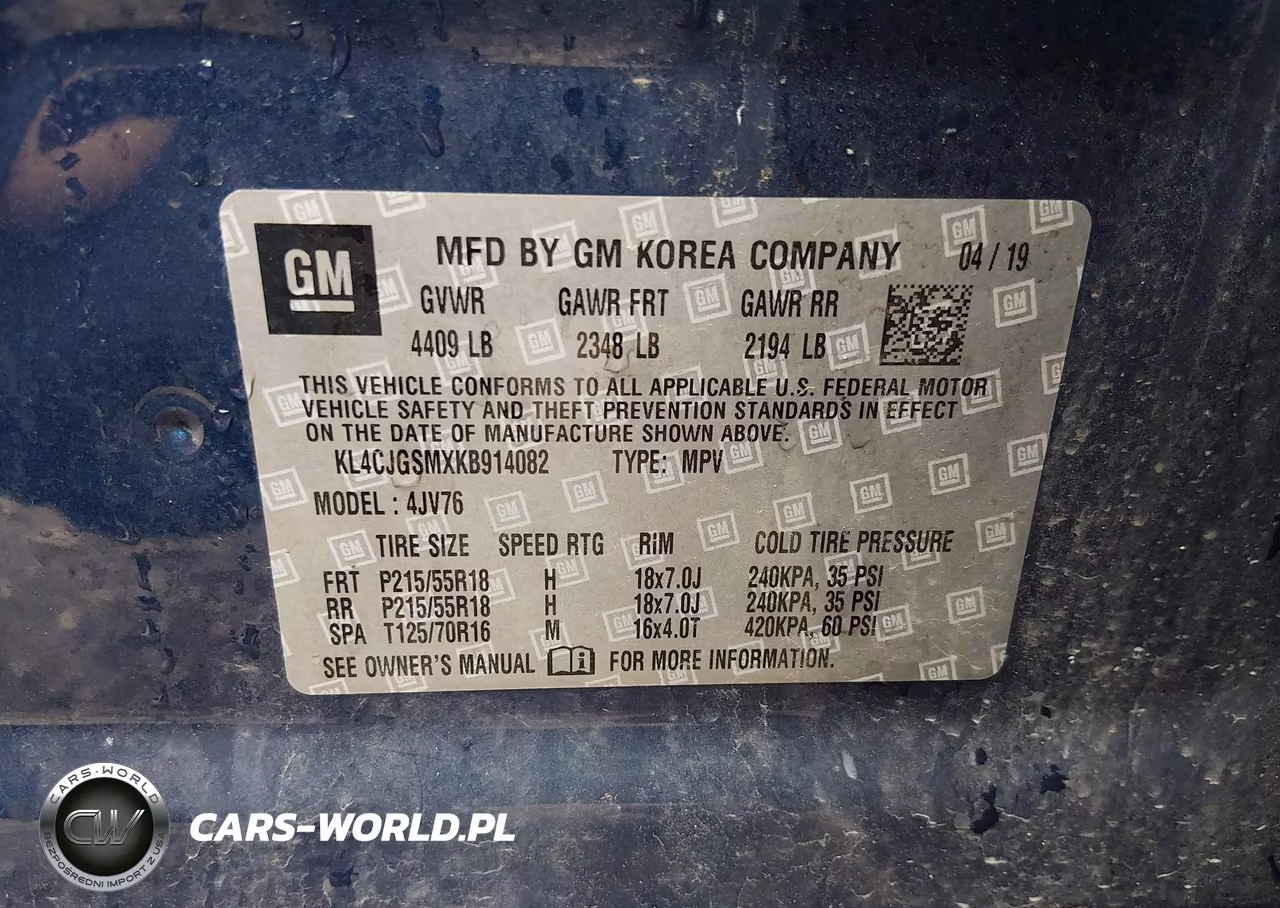 2019 Buick Encore Awd Essence VIN:KL4CJGSMXKB914082 - 9