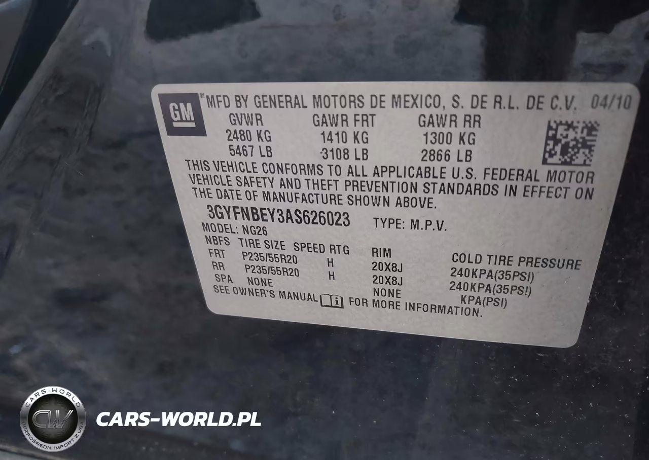 2010 Cadillac Srx Performance Collection VIN:3GYFNBEY3AS626023 - 9