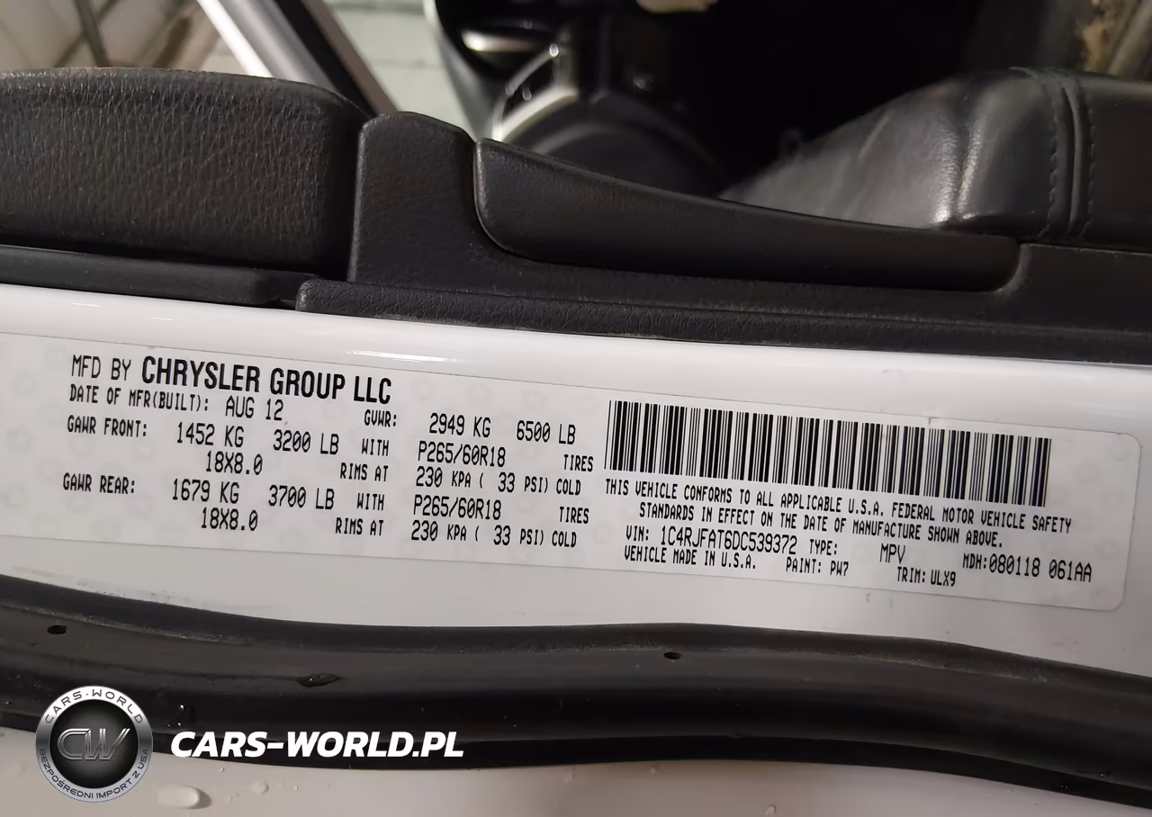 2013 Jeep Grand Cherokee Laredo VIN:1C4RJFAT6DC539372 - 9