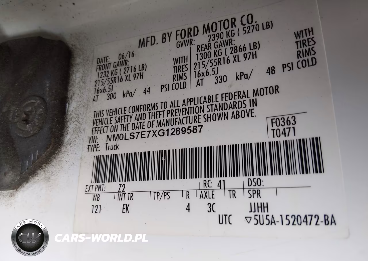 2016 Ford Transit Connect Xl VIN:NM0LS7E7XG1289587 - 9