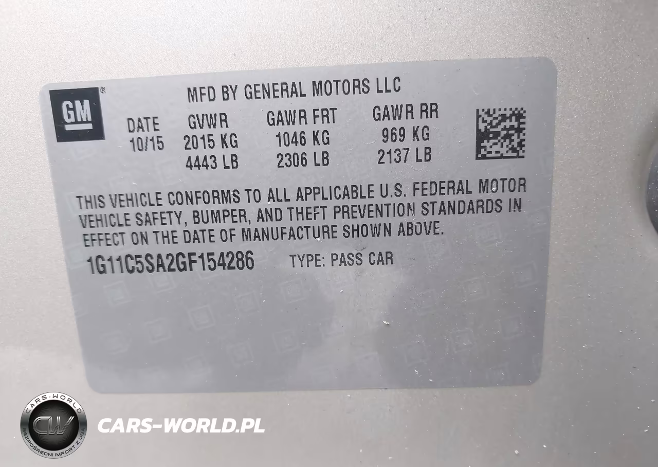 2016 Chevrolet Malibu Limited Lt VIN:1G11C5SA2GF154286 - 9