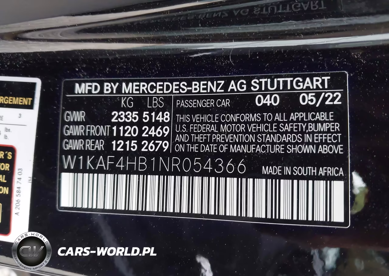 2022 Mercedes-Benz C 300 4Matic VIN:W1KAF4HB1NR054366 - 9