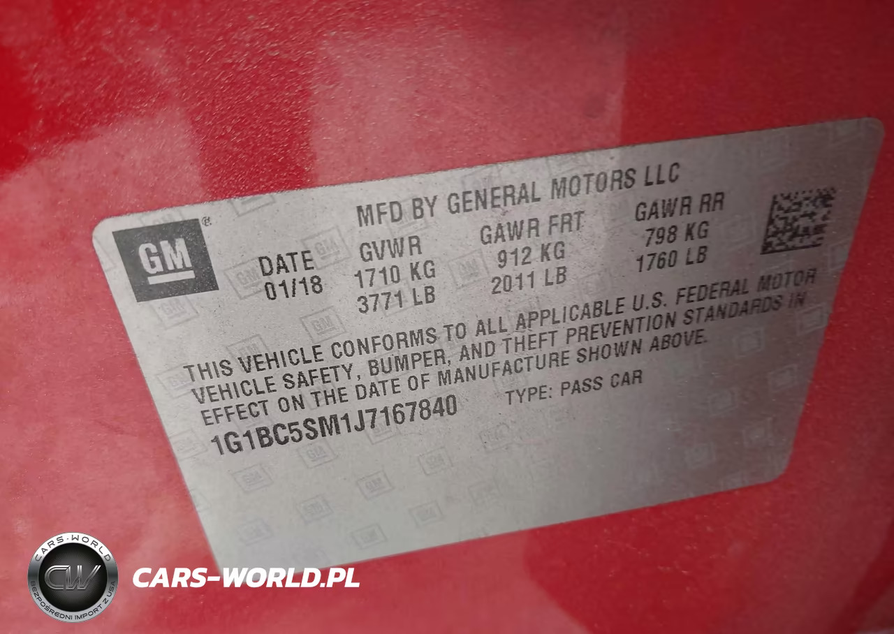 2018 Chevrolet Cruze Ls Auto VIN:1G1BC5SM1J7167840 - 9