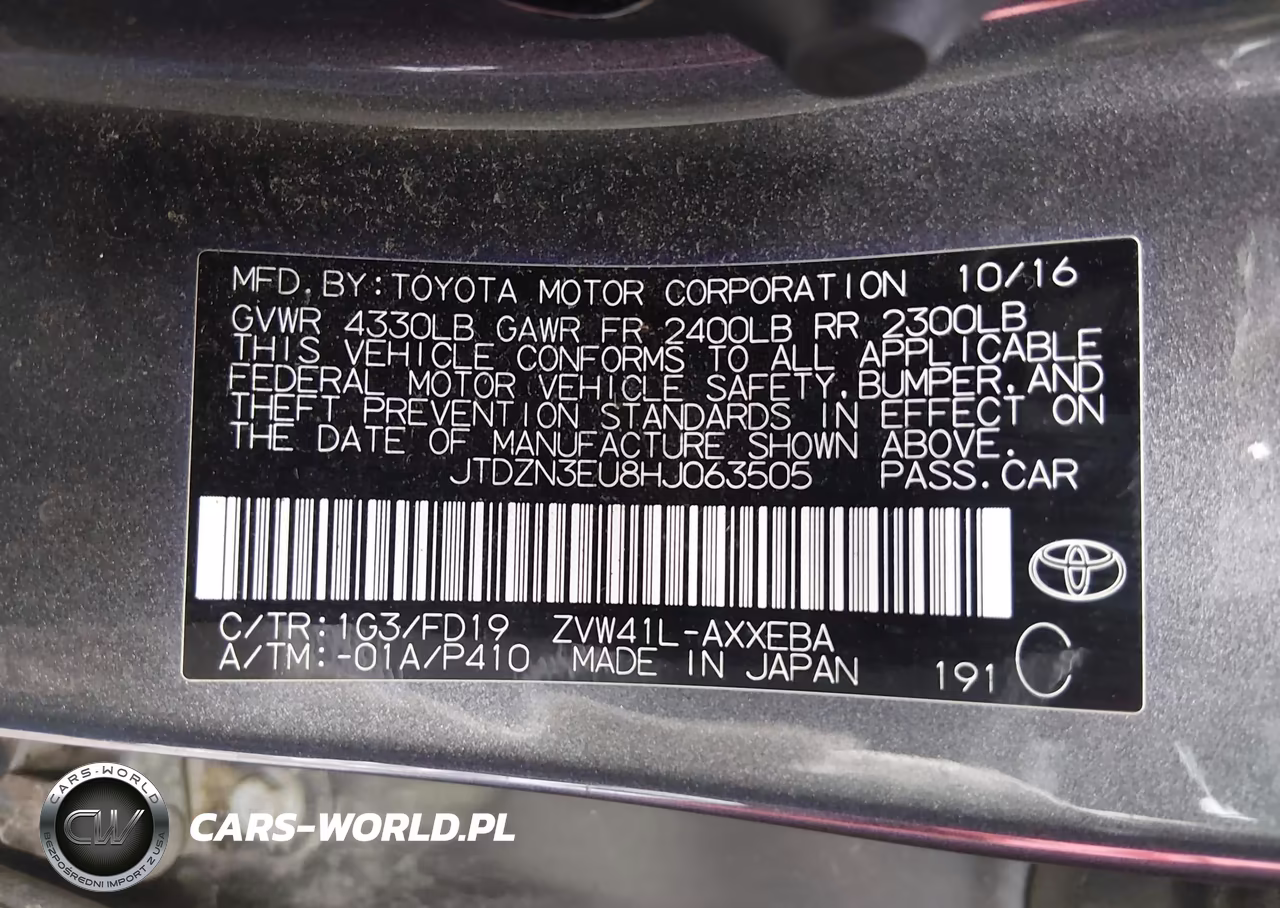 2017 Toyota Prius V Two VIN:JTDZN3EU8HJ063505 - 9