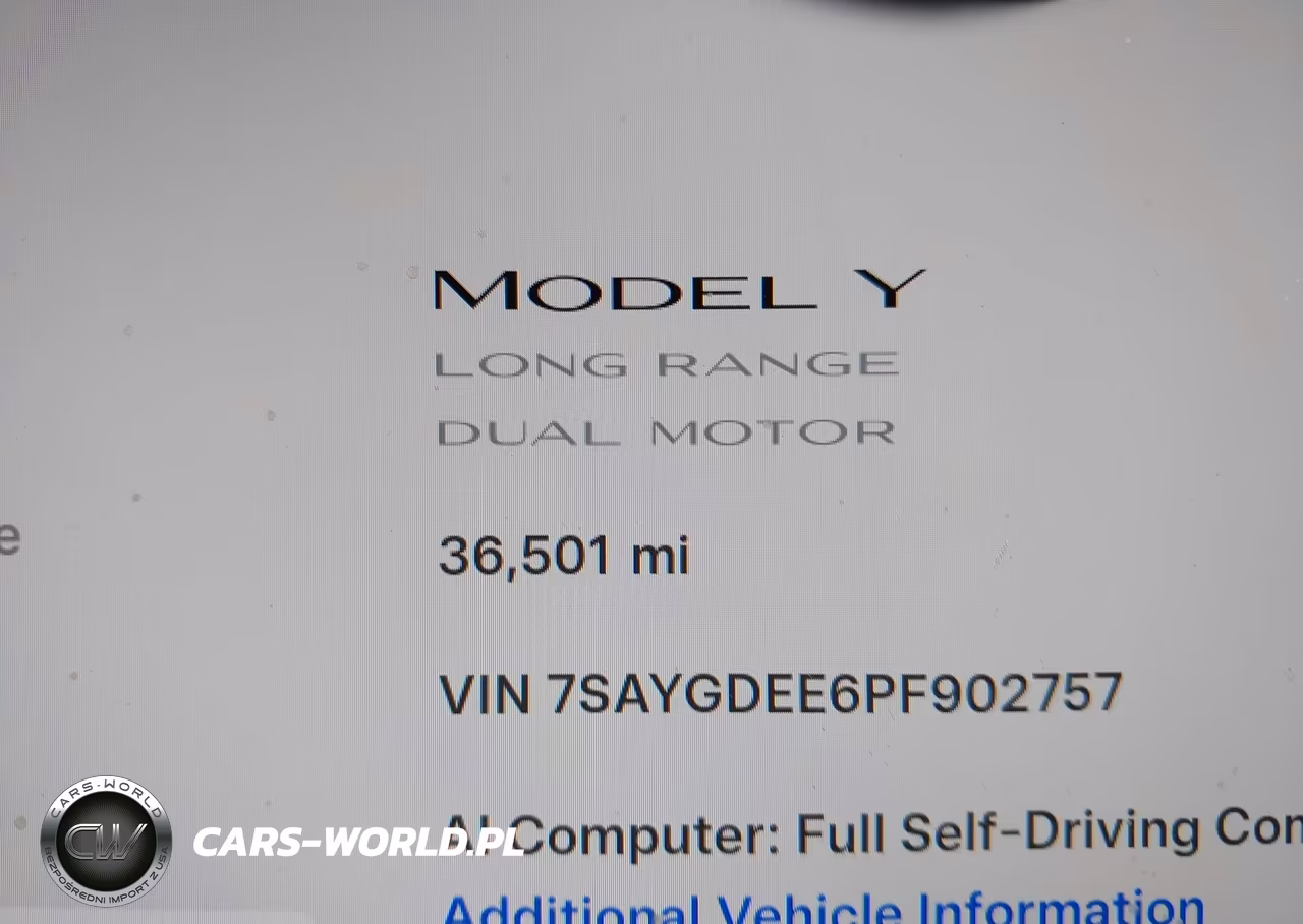 2023 Tesla Model Y Awd-Long Range Dual Motor All-Wheel Drive VIN:7SAYGDEE6PF902757 - 16