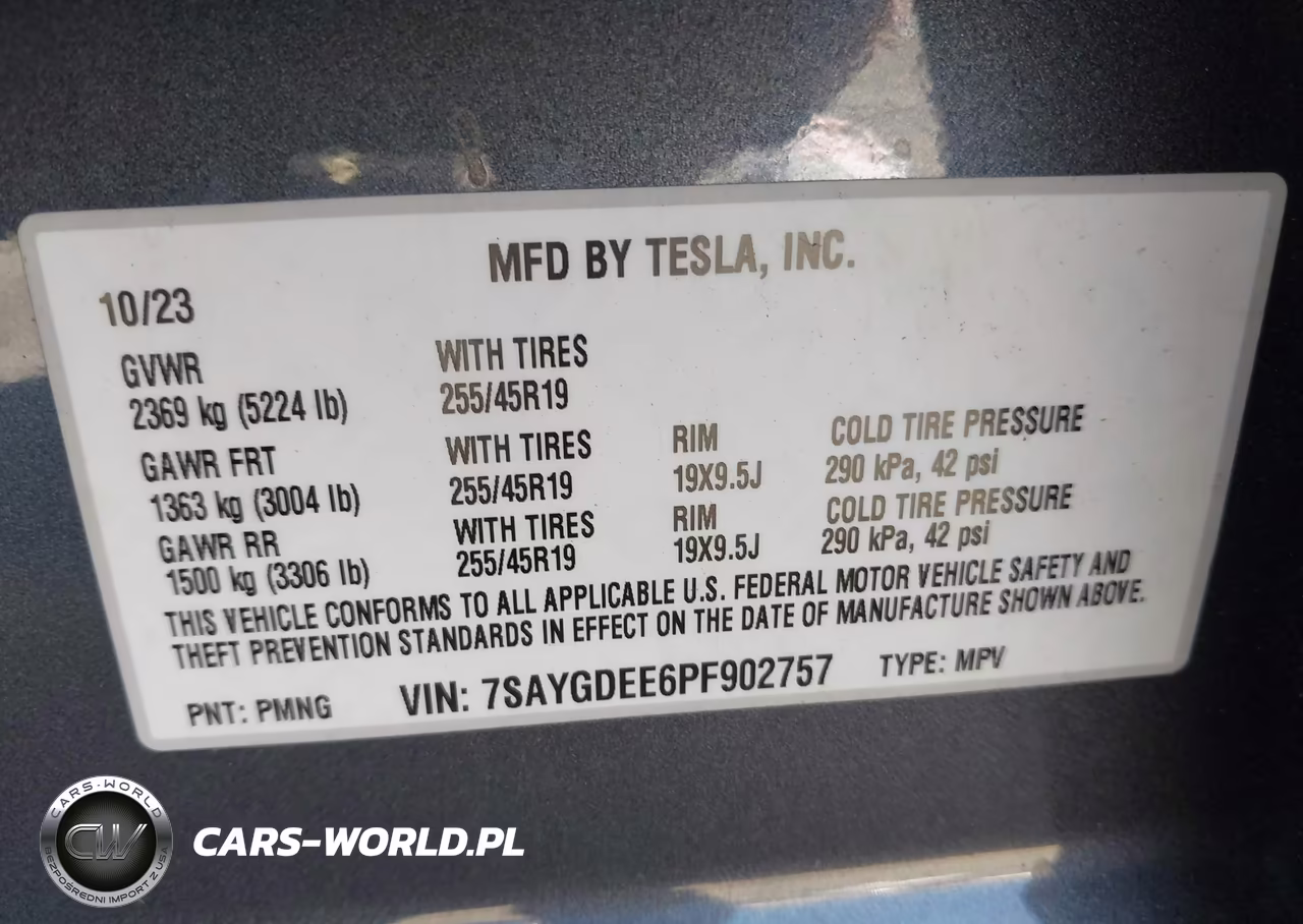 2023 Tesla Model Y Awd-Long Range Dual Motor All-Wheel Drive VIN:7SAYGDEE6PF902757 - 9