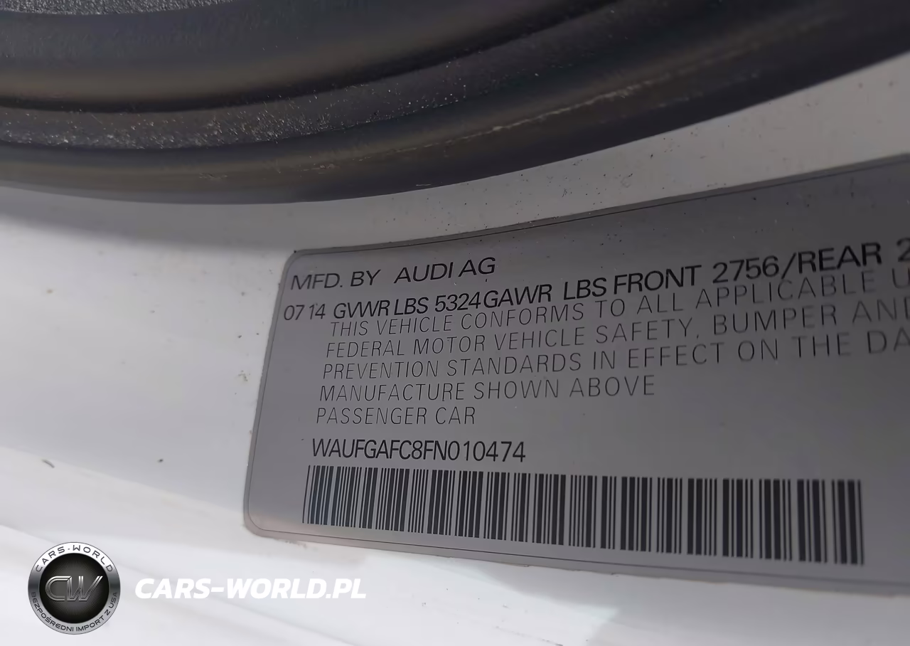 2015 Audi A6 3.0T Premium Plus VIN:WAUFGAFC8FN010474 - 9
