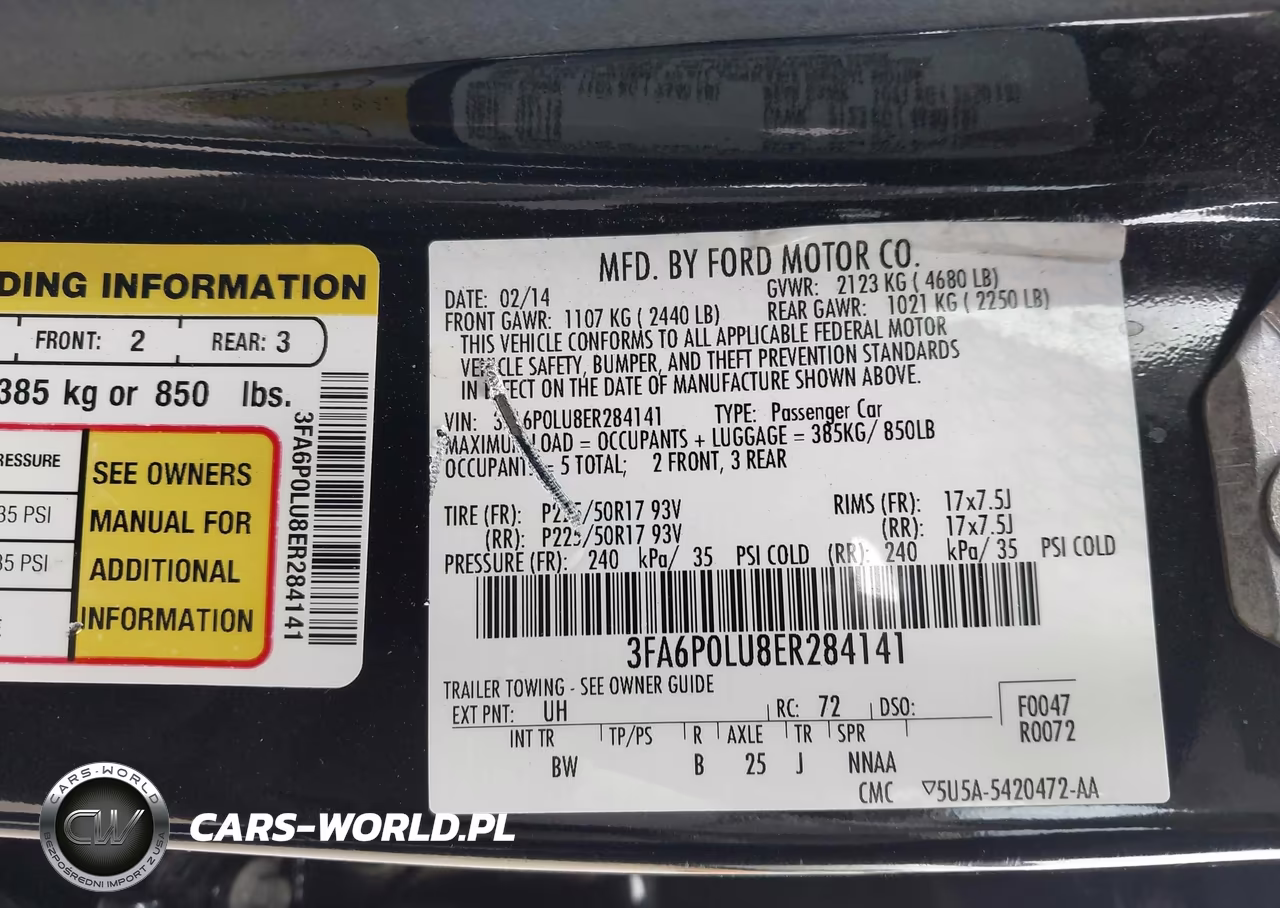 2014 Ford Fusion Hybrid Se VIN:3FA6P0LU8ER284141 - 9