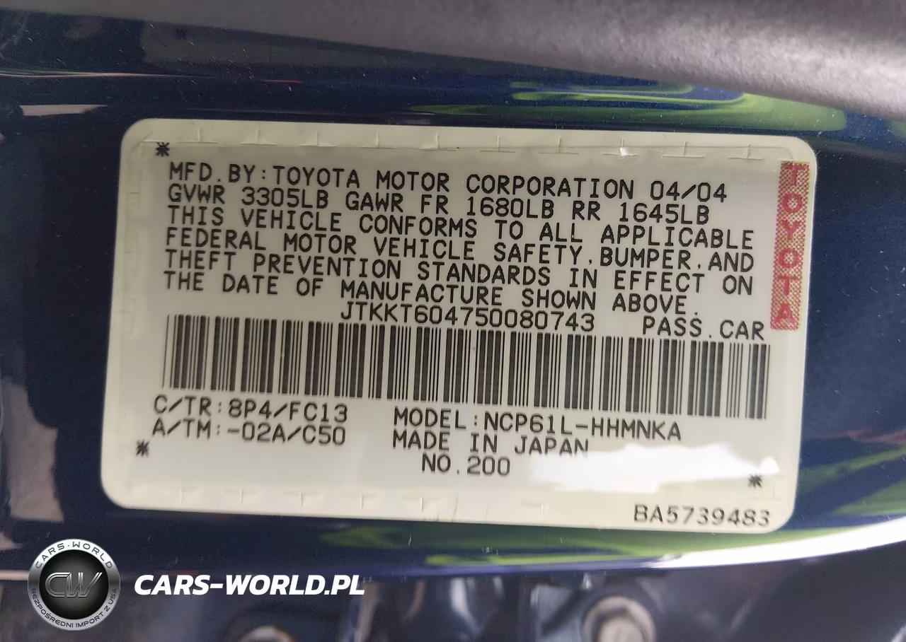 2005 Scion Xa VIN:JTKKT604750080743 - 9