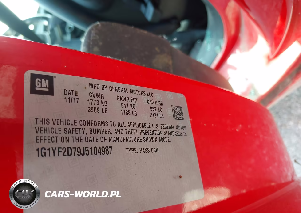 2018 Chevrolet Corvette Stingray VIN:1G1YF2D79J5104987 - 9