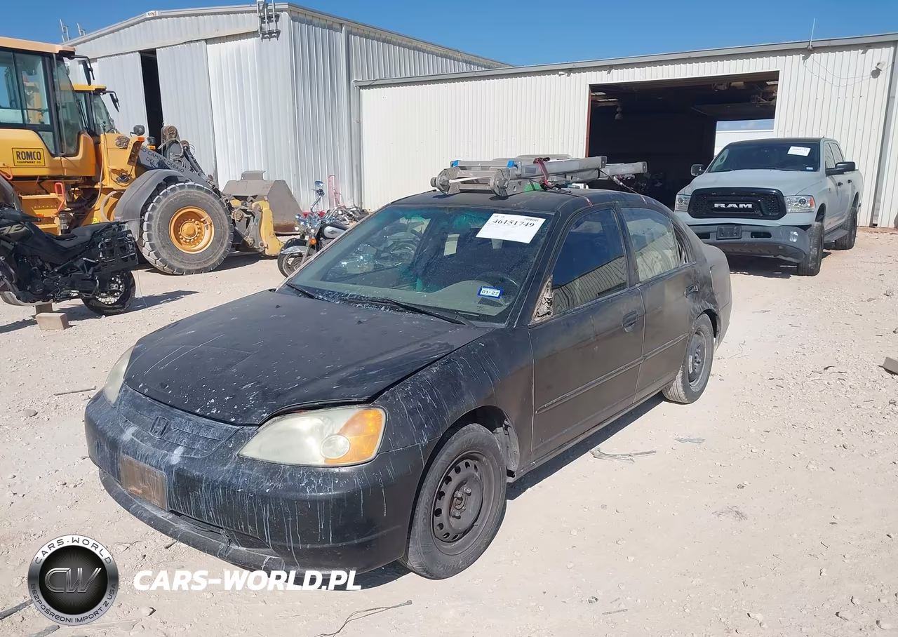 2002 Honda Civic Lx VIN:2HGES15562H584625 - 2