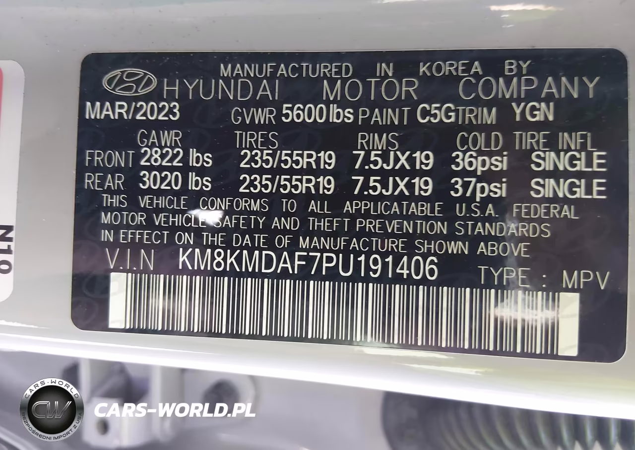 2023 Hyundai Ioniq 5 Se VIN:KM8KMDAF7PU191406 - 9
