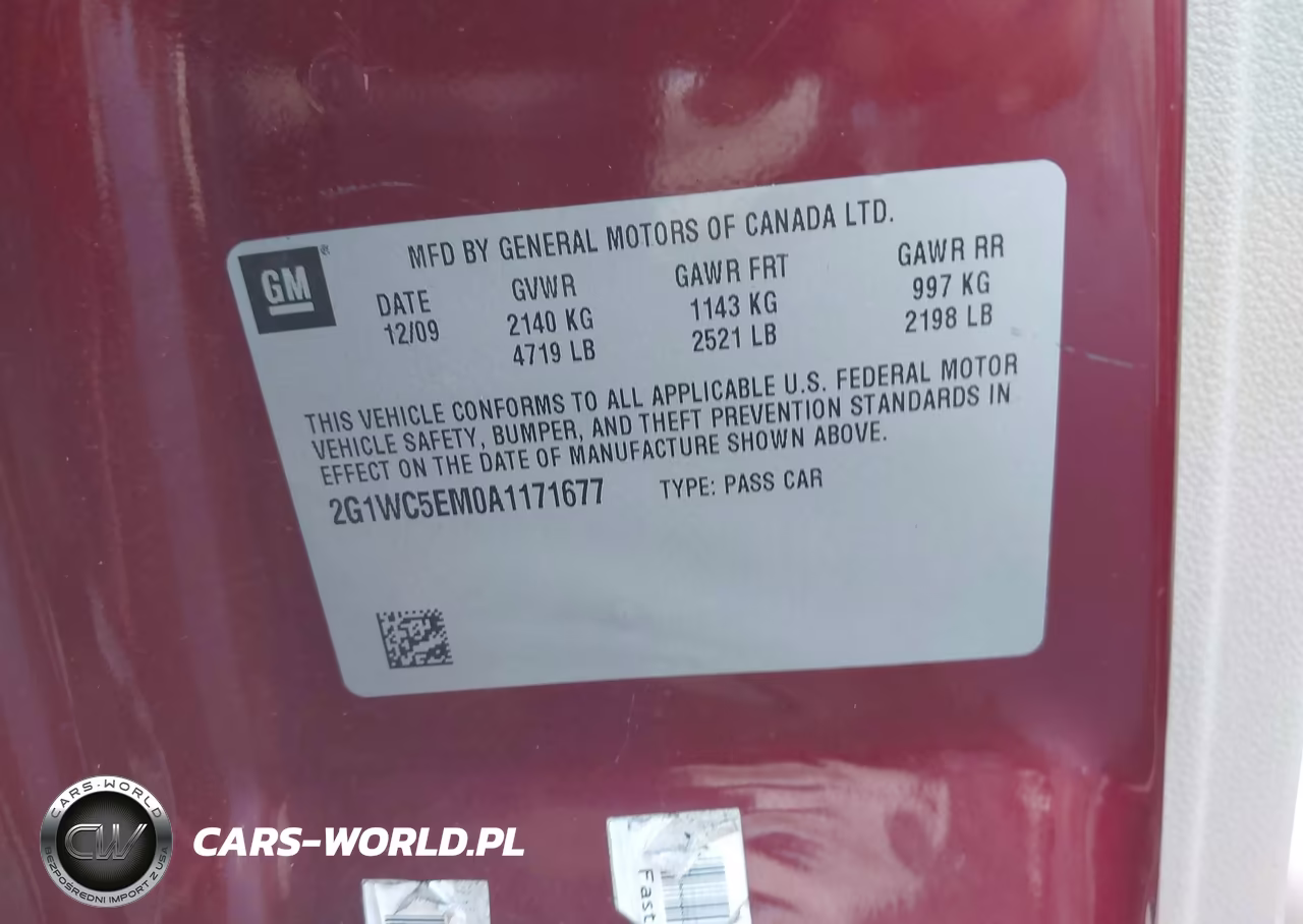 2010 Chevrolet Impala Ltz VIN:2G1WC5EM0A1171677 - 9