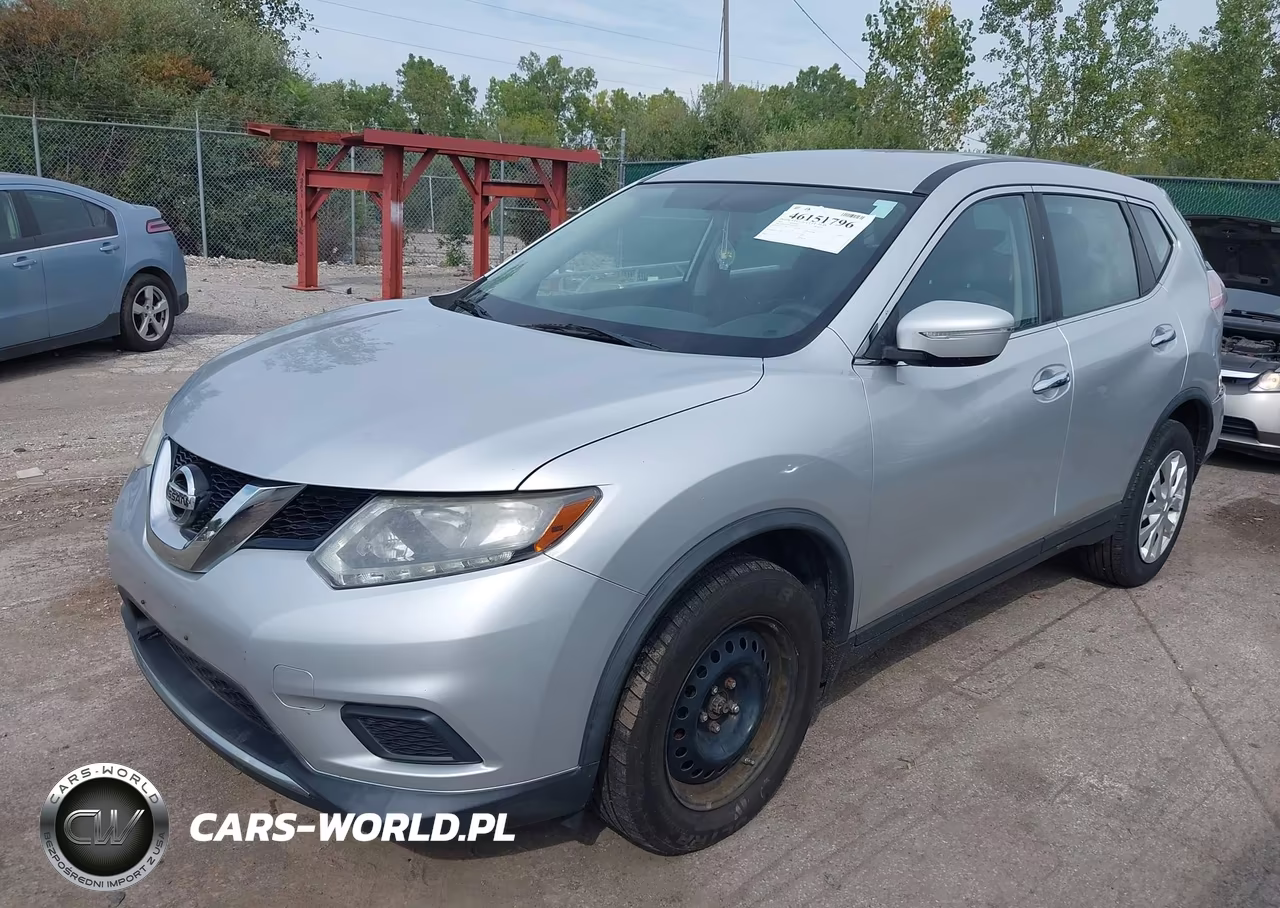 2015 Nissan Rogue S VIN:KNMAT2MV4FP585016 - 2