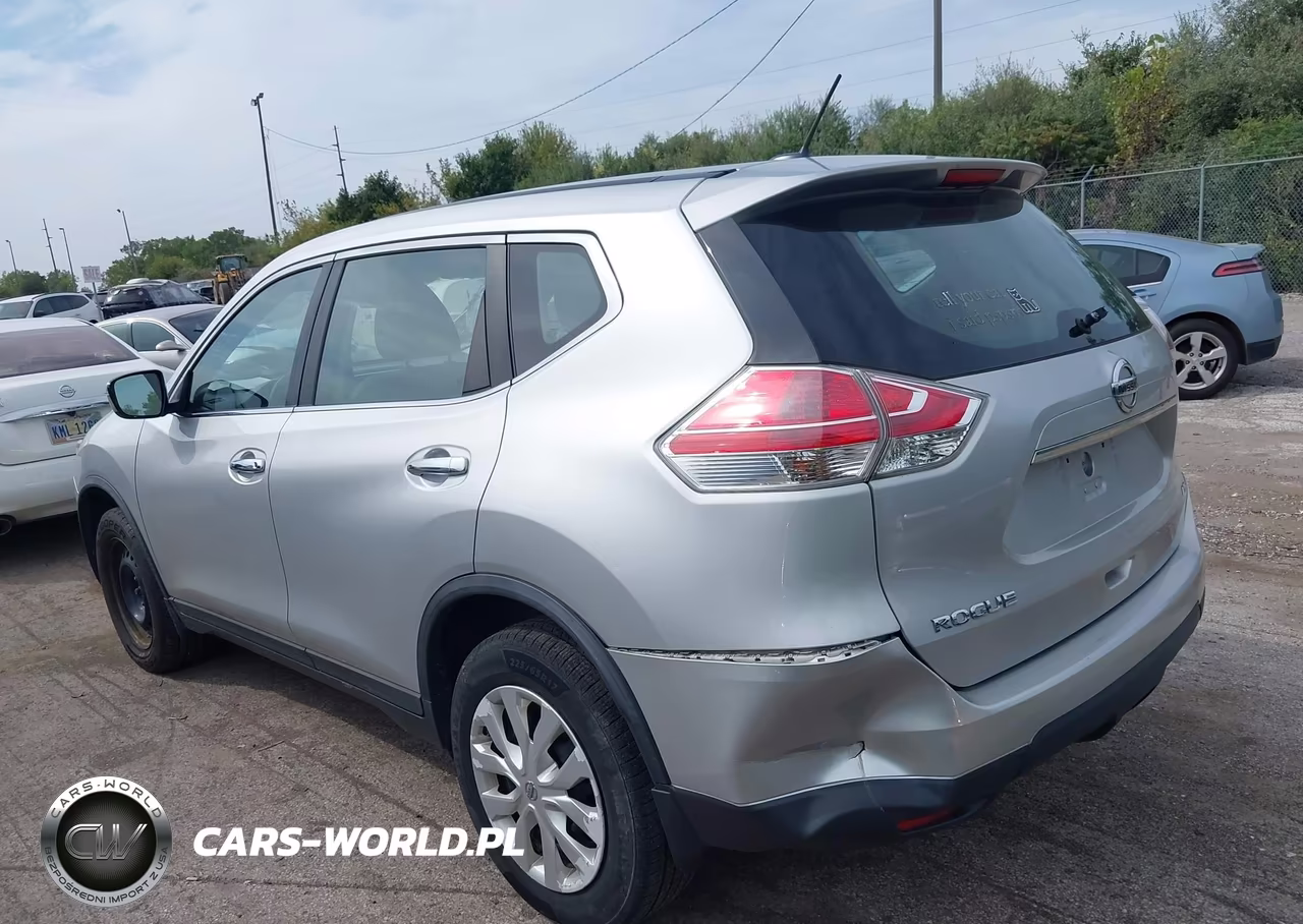 2015 Nissan Rogue S VIN:KNMAT2MV4FP585016 - 3