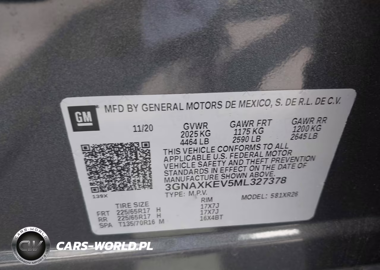 2021 Chevrolet Equinox Fwd Lt VIN:3GNAXKEV5ML327378 - 9