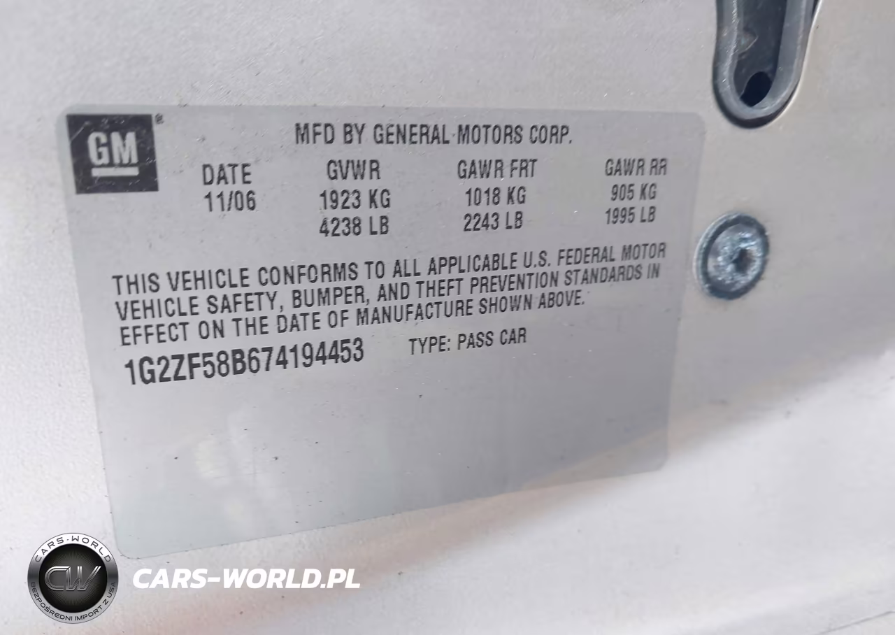 2007 Pontiac G6 Value Leader VIN:1G2ZF58B674194453 - 9