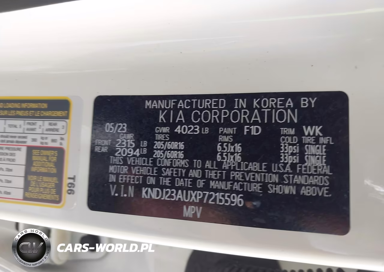 2023 Kia Soul S VIN:KNDJ23AUXP7215596 - 9