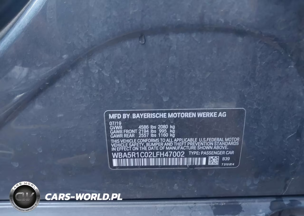 2020 BMW 330I VIN:WBA5R1C02LFH47002 - 9