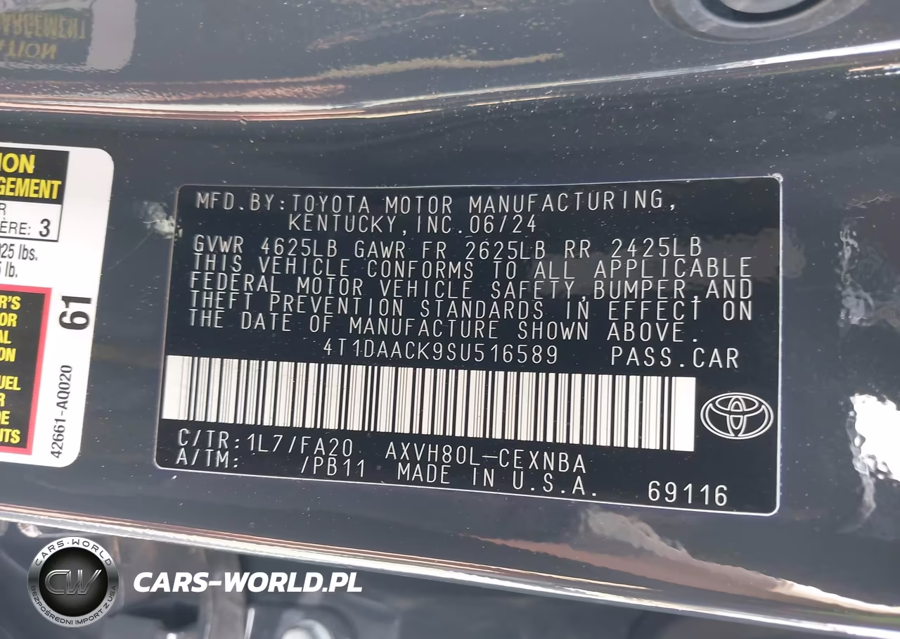 2025 Toyota Camry Le VIN:4T1DAACK9SU516589 - 9