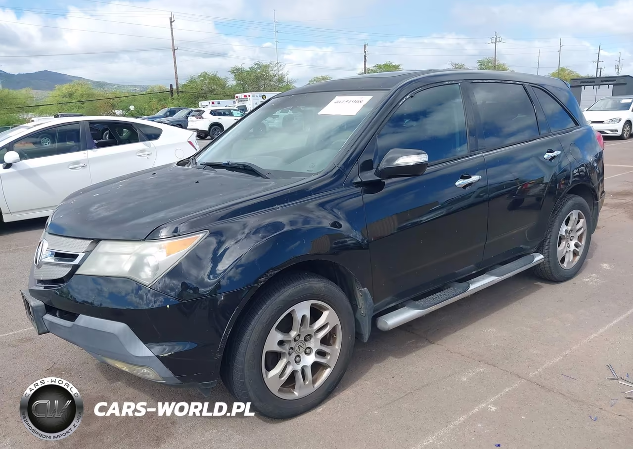 2007 Acura Mdx VIN:2HNYD28247H536362 - 2