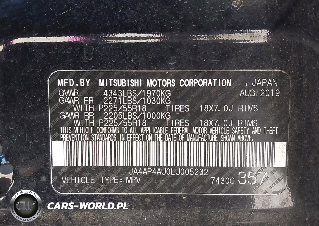 2020 Mitsubishi Outlander Sport 2.0 Se VIN:JA4AP4AU0LU005232 - 9