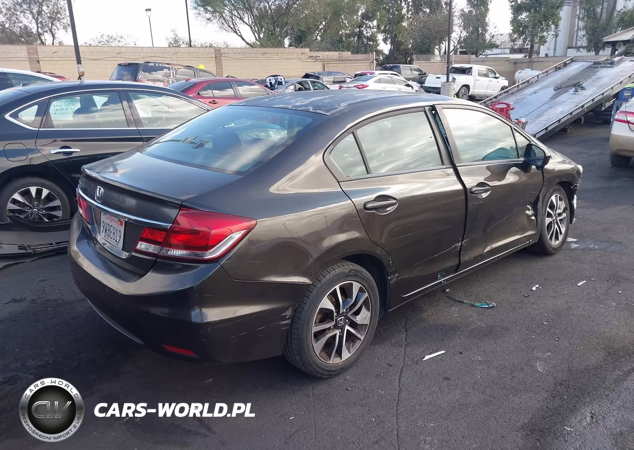 2014 Honda Civic Ex VIN:2HGFB2F87EH541130 - 4