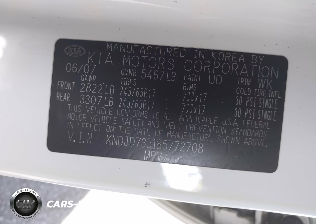 2008 Kia Sorento Lx VIN:KNDJD735185772708 - 9