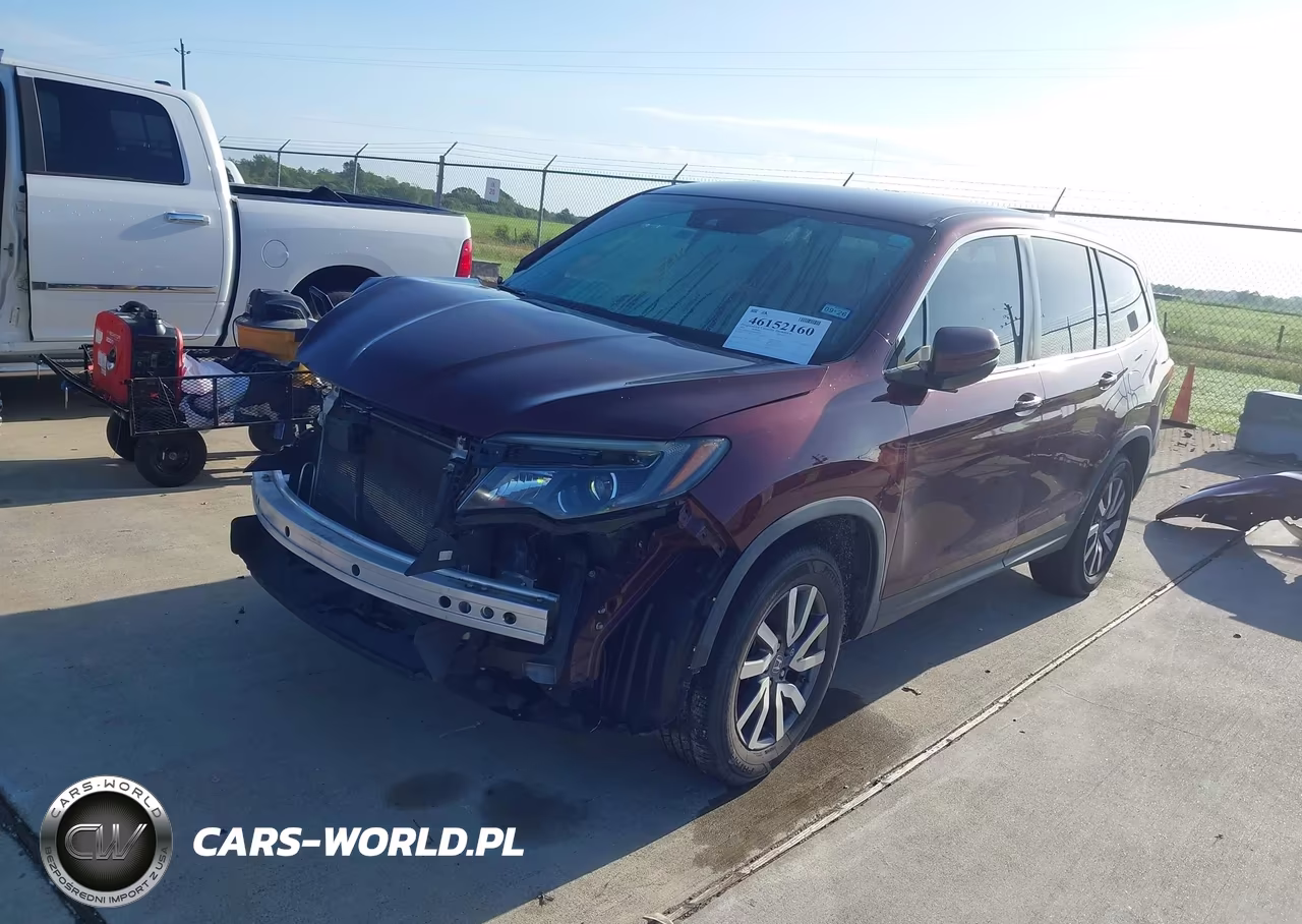 2021 Honda Pilot 2Wd Ex VIN:5FNYF5H33MB008582 - 2