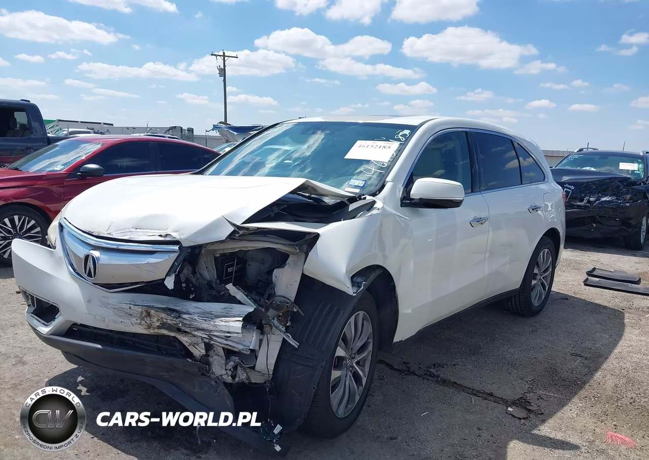 2014 Acura Mdx Technology Package VIN:5FRYD4H45EB027689 - 2