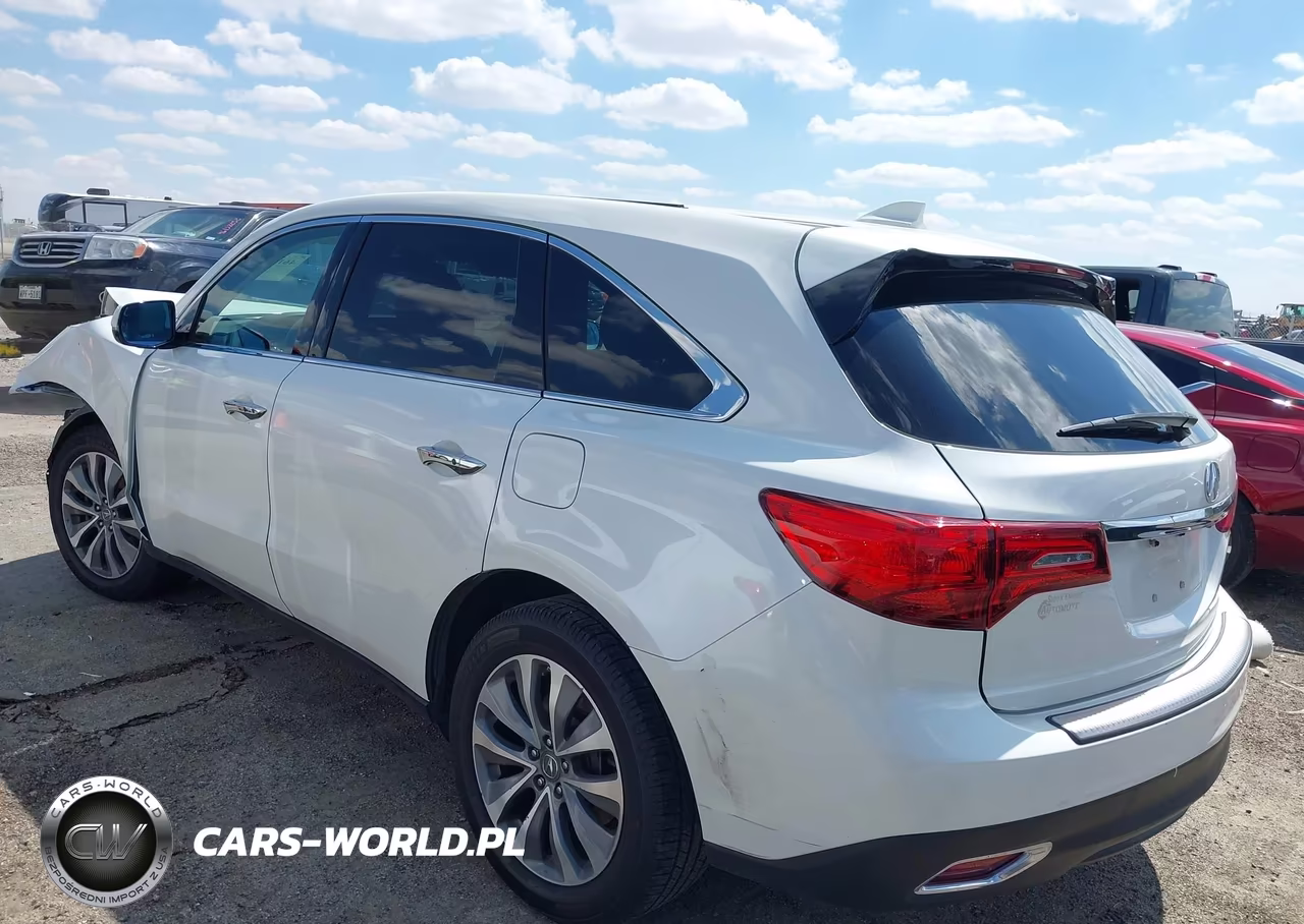 2014 Acura Mdx Technology Package VIN:5FRYD4H45EB027689 - 3