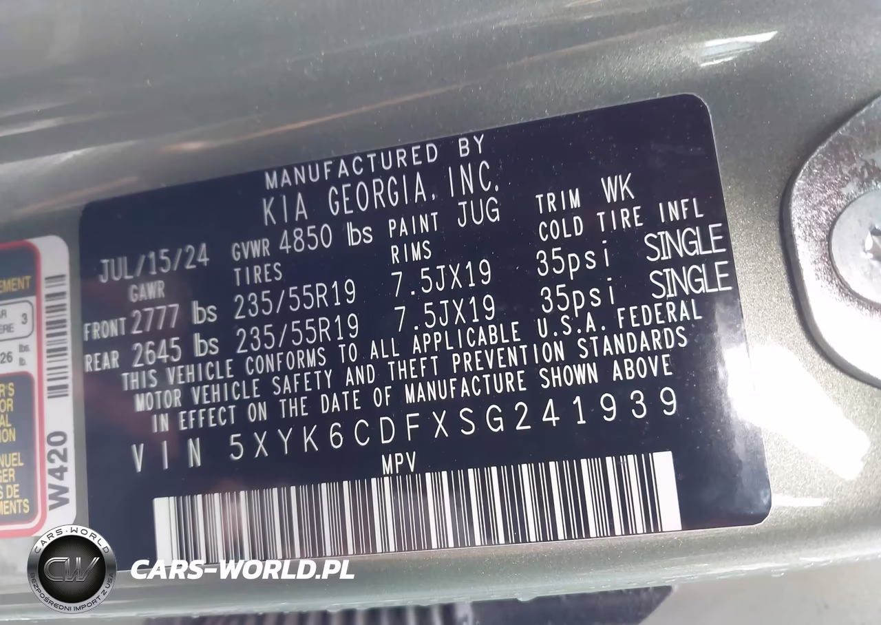 2025 Kia Sportage X-Line VIN:5XYK6CDFXSG241939 - 9