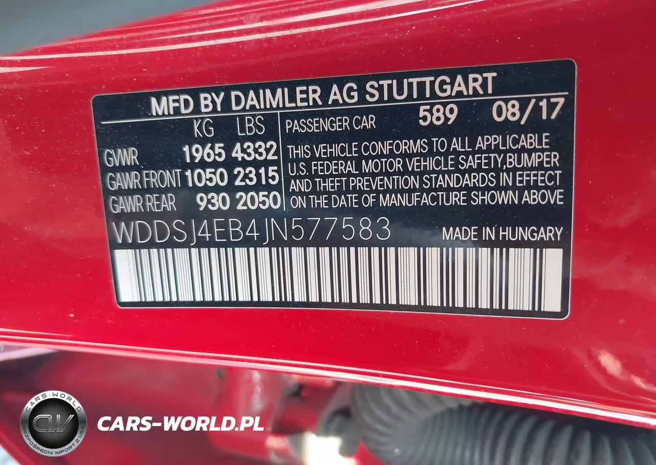 2018 Mercedes-Benz Cla 250 VIN:WDDSJ4EB4JN577583 - 9