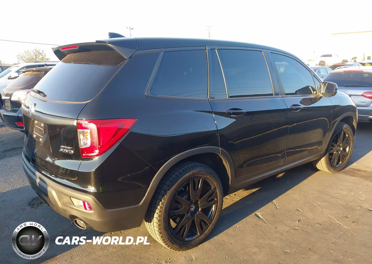 2021 Honda Passport Sport VIN:5FNYF8H29MB033088 - 4
