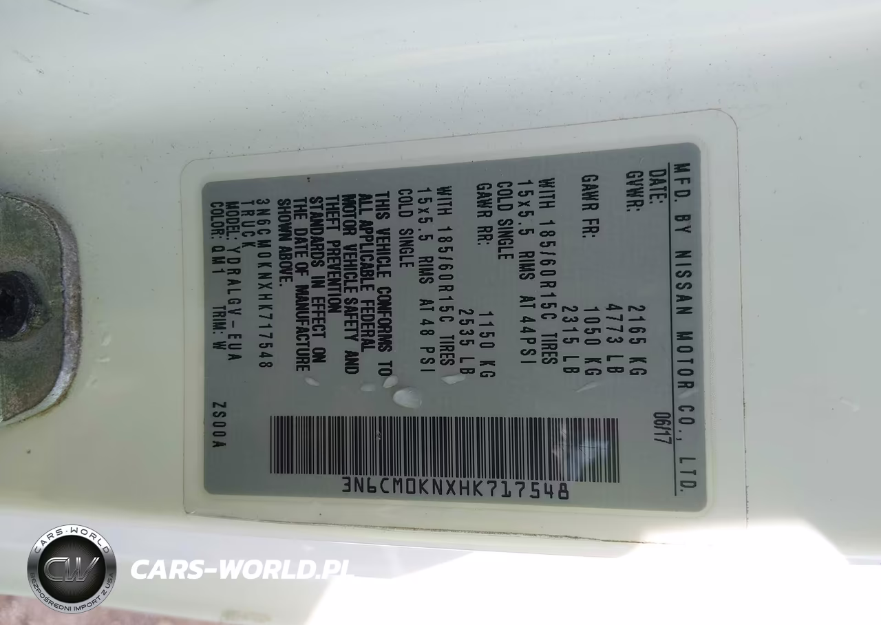 2017 Nissan Nv200 Sv VIN:3N6CM0KNXHK717548 - 9