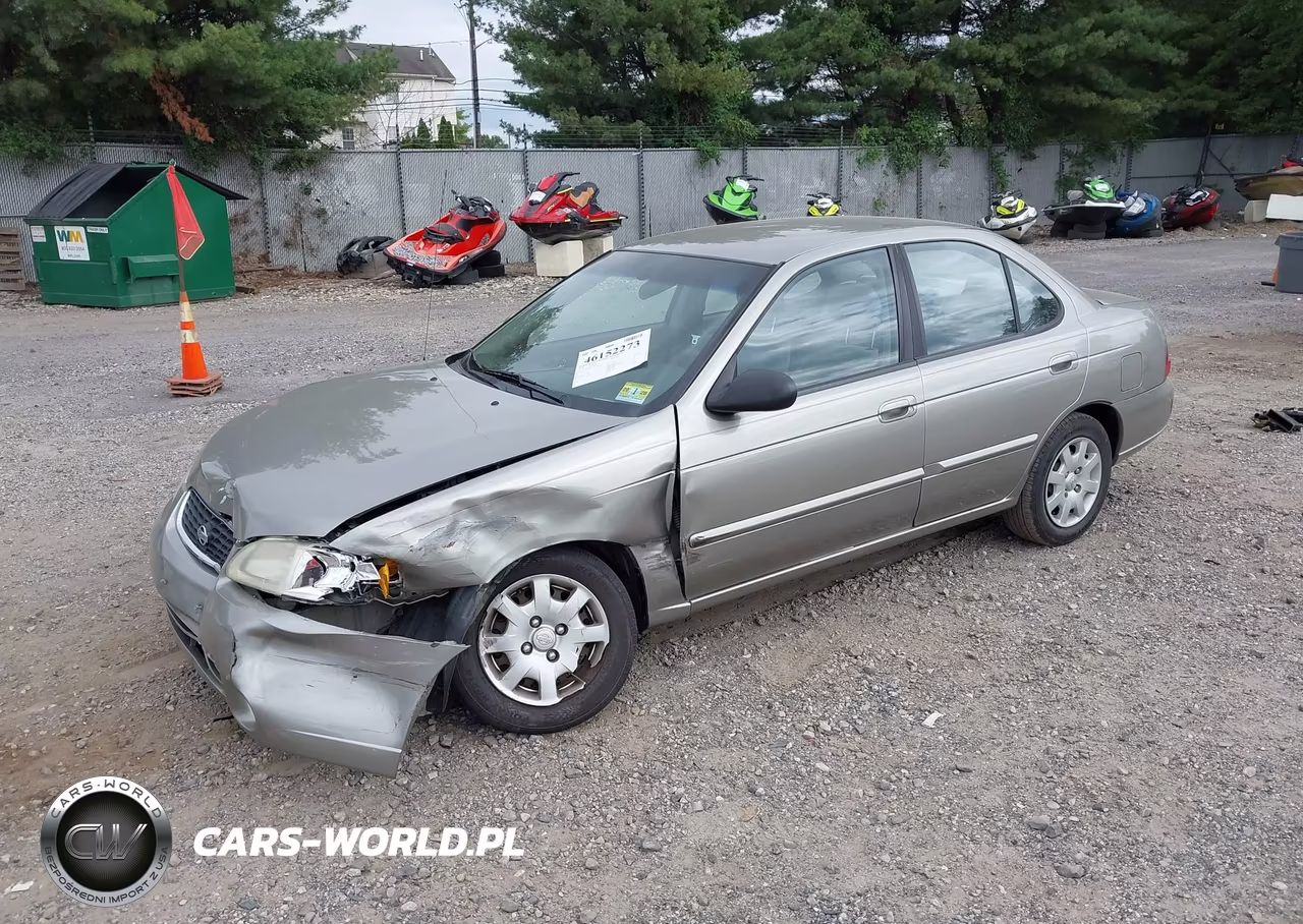 2002 Nissan Sentra Gxe VIN:3N1CB51D82L606421 - 2