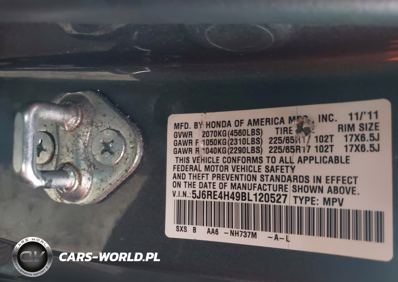 2011 Honda Cr-V Se VIN:5J6RE4H49BL120527 - 9
