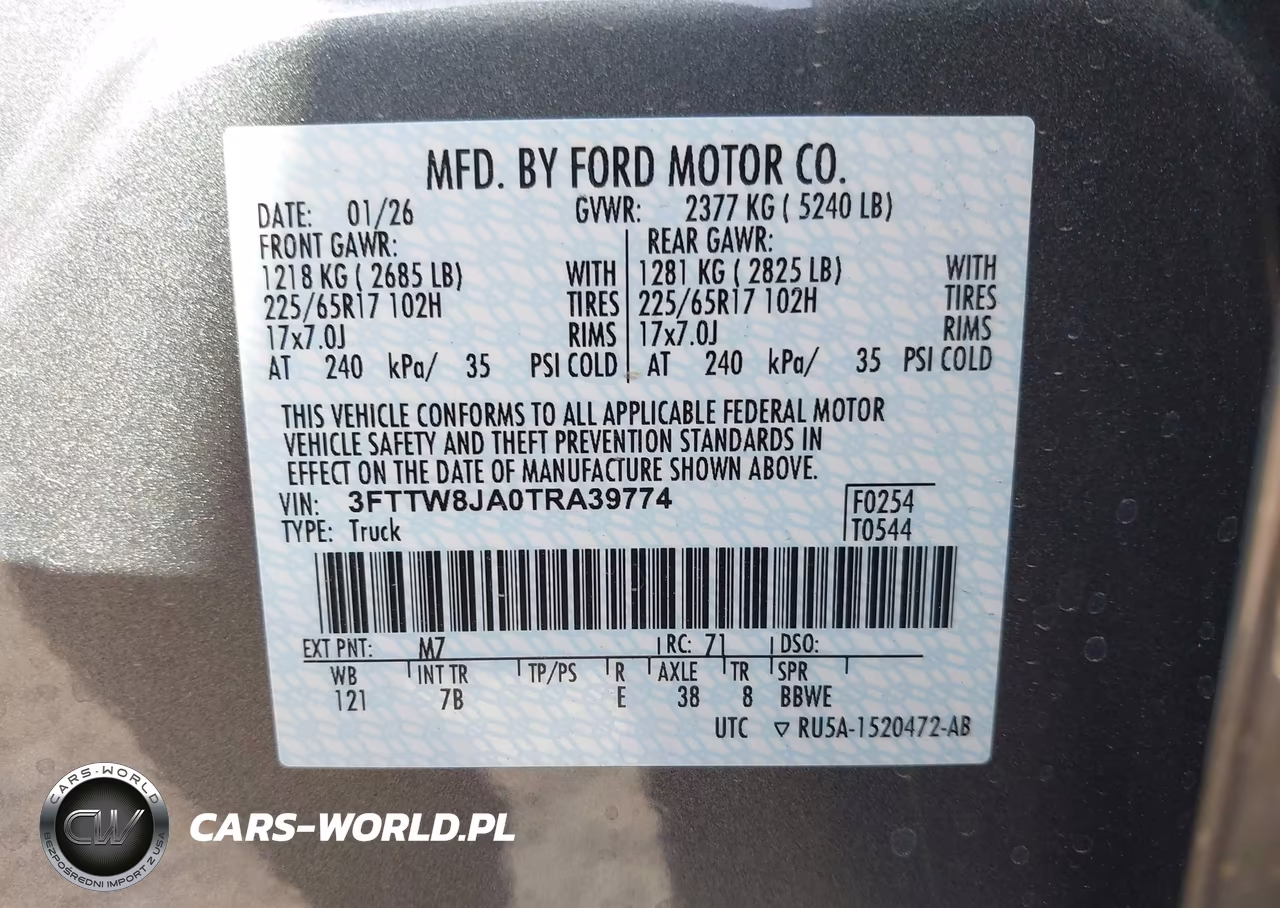 2026 Ford Maverick Xlt VIN:3FTTW8JA0TRA39774 - 9